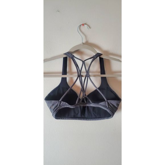 LULULEMON ATHLETICA Free To Be Zen Bra in Heathered Slate Size 4 - Picture 8 of 8